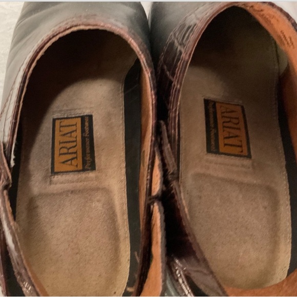 Ariat Leather Clog Style Mules w/Slingback Size 8B - Picture 4 of 11